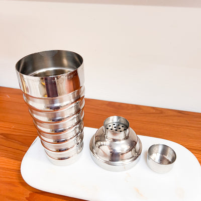 Shake It Up: Art Deco Silver-Plated Cocktail Shaker