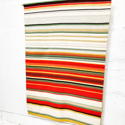 MCM Striped Woven Wall Hanging Tapestry