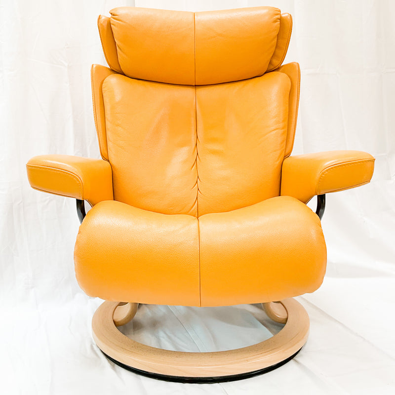 Norwegian “Stressless” Accent Reclining Lounge Chair