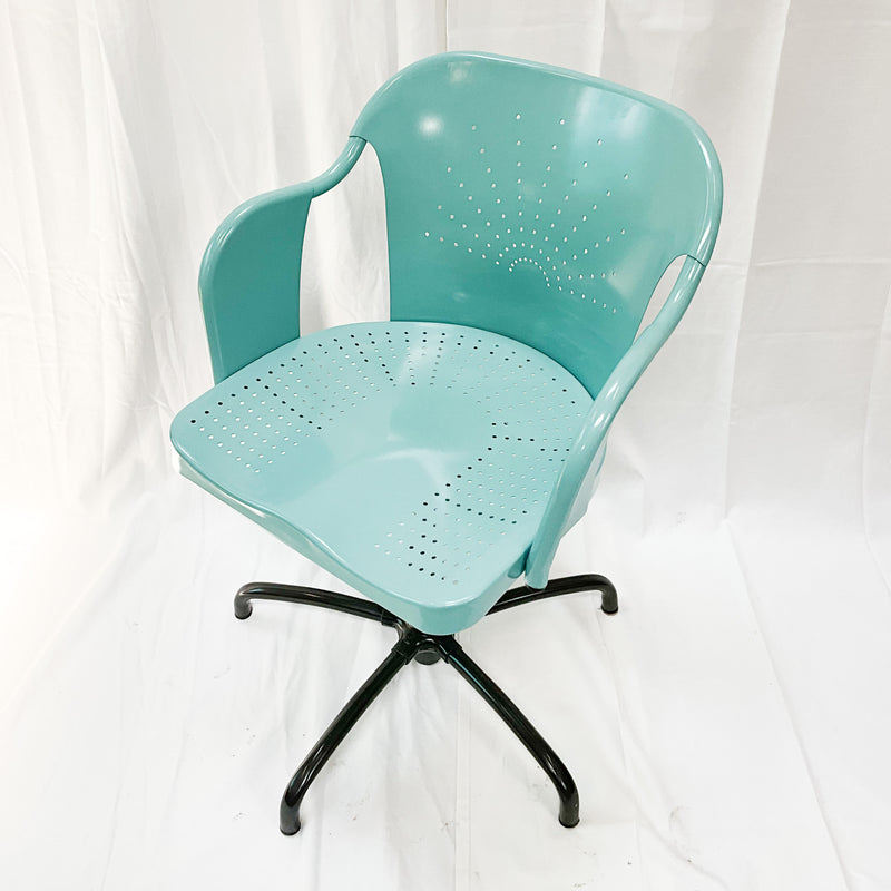 Metal Teal Vintage IKEA Desk Chair