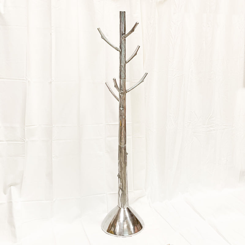 Chrome Tree Standing Coat Rack