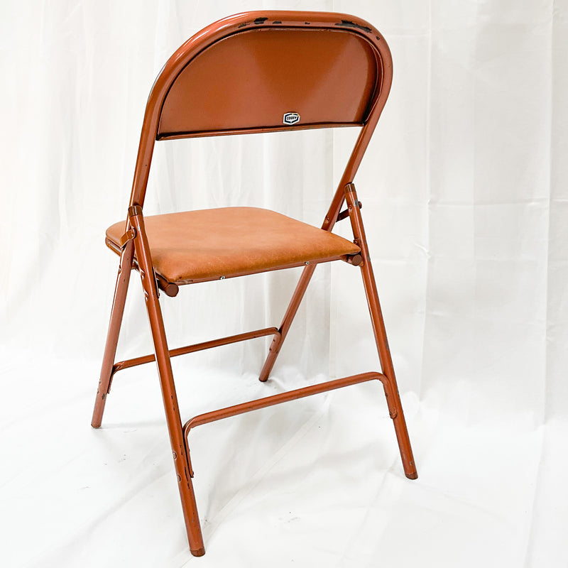 Rose Gold Vintage Folding Chairs