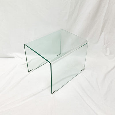 Waterfall End Table (Tempered Glass)