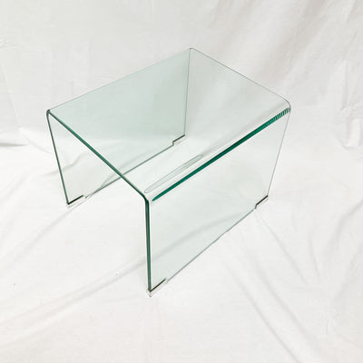 Waterfall End Table (Tempered Glass)