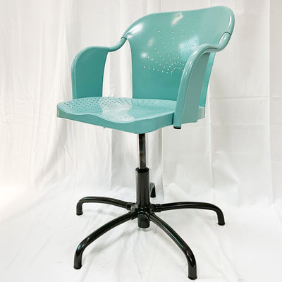 Metal Teal Vintage IKEA Desk Chair