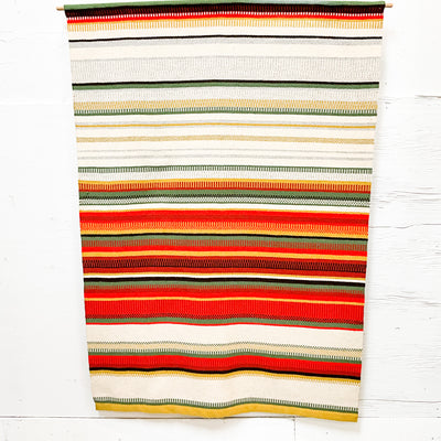 MCM Striped Woven Wall Hanging Tapestry