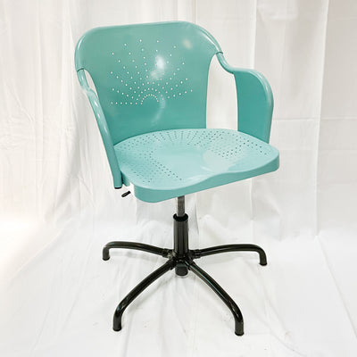 Metal Teal Vintage IKEA Desk Chair