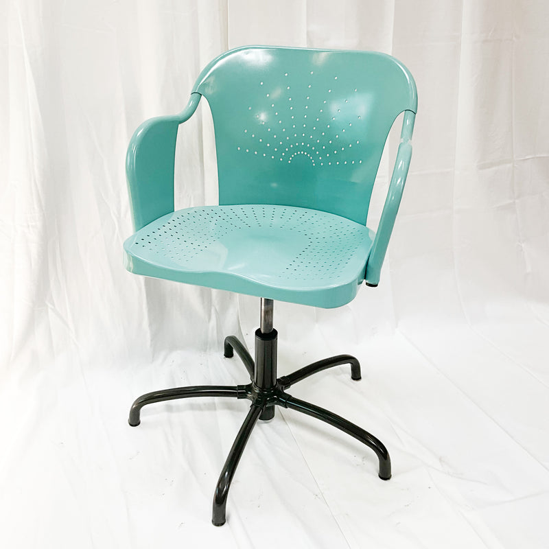 Metal Teal Vintage IKEA Desk Chair