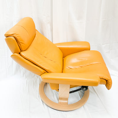 Norwegian “Stressless” Accent Reclining Lounge Chair