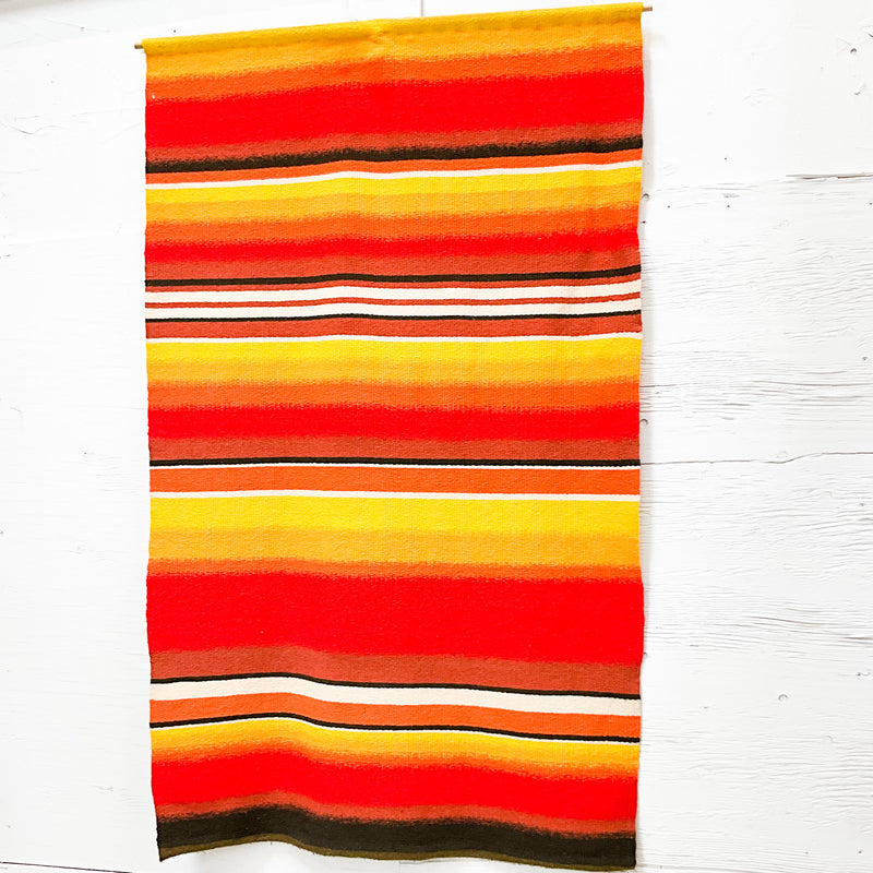 MCM Striped Vibrant Wall Hanging Tapestry