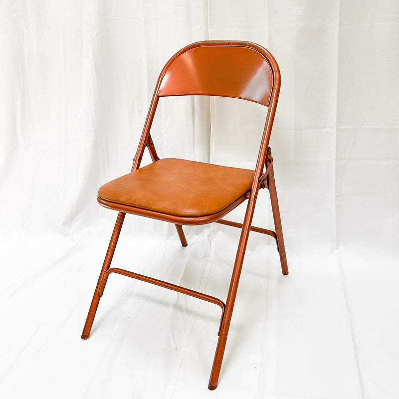 Rose Gold Vintage Folding Chairs