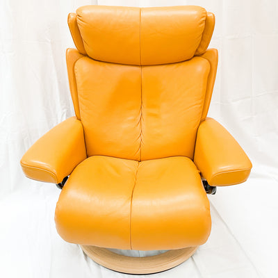 Norwegian “Stressless” Accent Reclining Lounge Chair