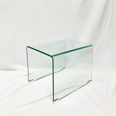 Waterfall End Table (Tempered Glass)