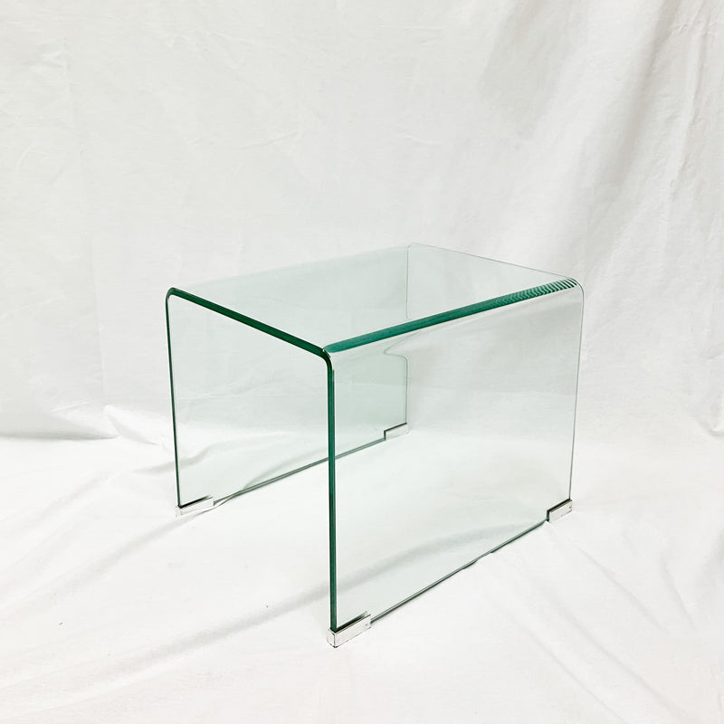 Waterfall End Table (Tempered Glass)